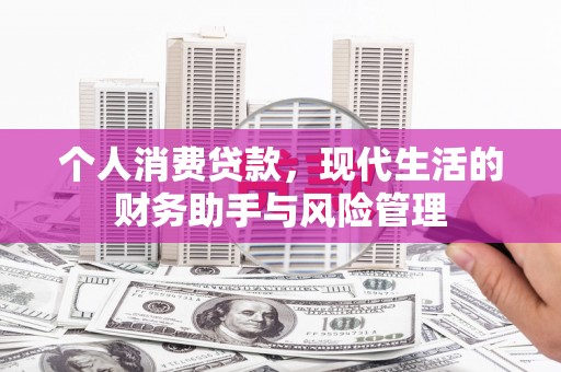 桐乡个人消费贷款，现代生活的财务助手与风险管理