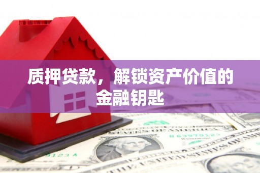 桐乡质押贷款，解锁资产价值的金融钥匙