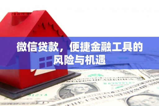 桐乡微信贷款，便捷金融工具的风险与机遇