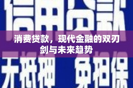 桐乡消费贷款，现代金融的双刃剑与未来趋势