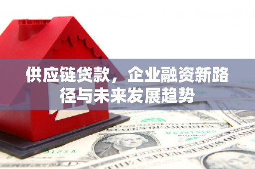 桐乡供应链贷款，企业融资新路径与未来发展趋势