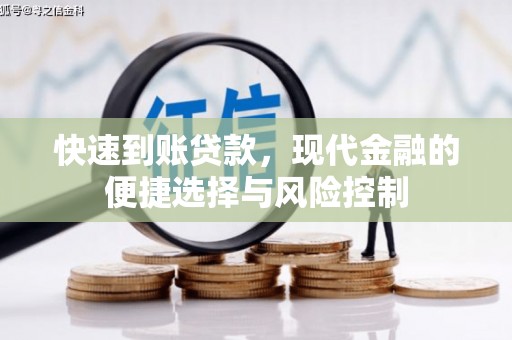 桐乡快速到账贷款，现代金融的便捷选择与风险控制