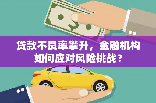 桐乡贷款不良率攀升，金融机构如何应对风险挑战？
