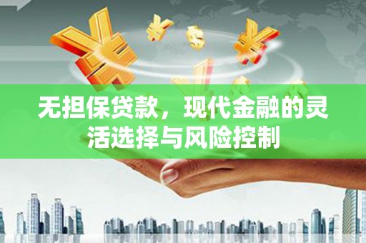 桐乡无担保贷款，现代金融的灵活选择与风险控制