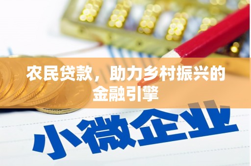 桐乡农民贷款，助力乡村振兴的金融引擎