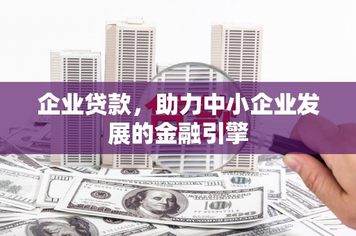 桐乡企业贷款，助力中小企业发展的金融引擎
