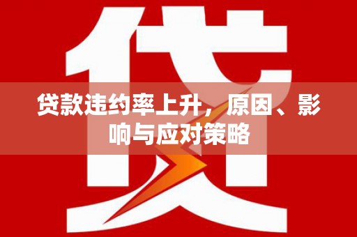桐乡贷款违约率上升，原因、影响与应对策略