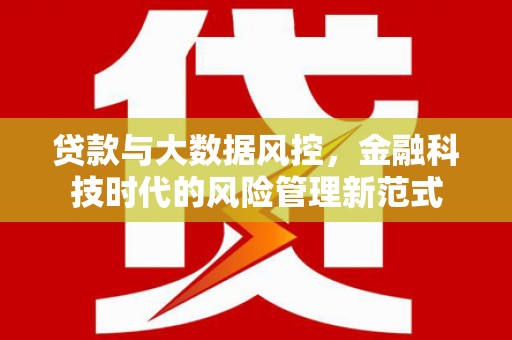 桐乡贷款与大数据风控，金融科技时代的风险管理新范式