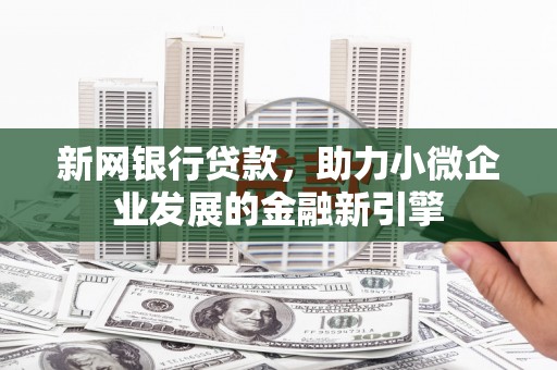 桐乡新网银行贷款，助力小微企业发展的金融新引擎