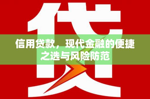 桐乡信用贷款，现代金融的便捷之选与风险防范