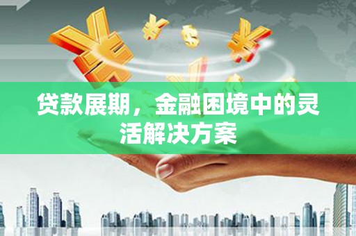 桐乡贷款展期，金融困境中的灵活解决方案