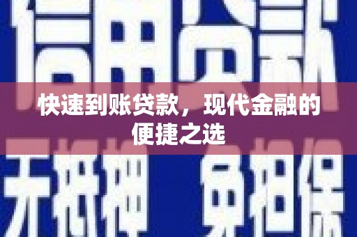 桐乡快速到账贷款，现代金融的便捷之选