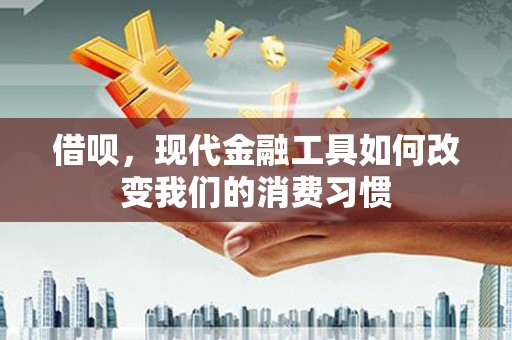 桐乡借呗，现代金融工具如何改变我们的消费习惯