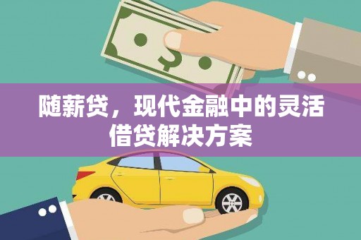 桐乡随薪贷，现代金融中的灵活借贷解决方案