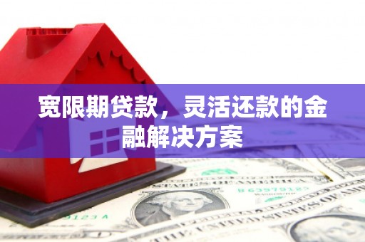 桐乡宽限期贷款，灵活还款的金融解决方案