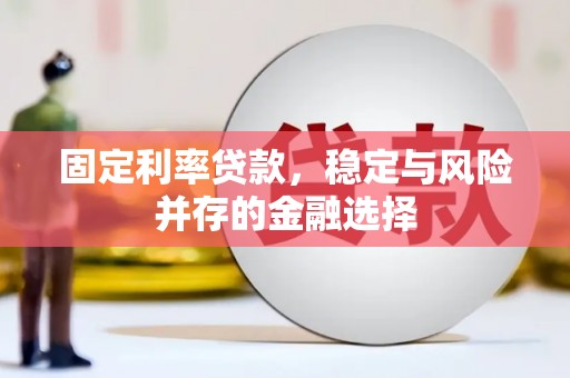 桐乡固定利率贷款，稳定与风险并存的金融选择