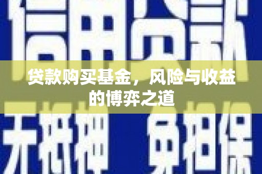 桐乡贷款购买基金，风险与收益的博弈之道