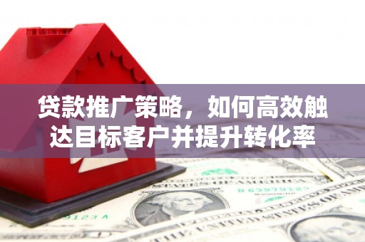 桐乡贷款推广策略，如何高效触达目标客户并提升转化率