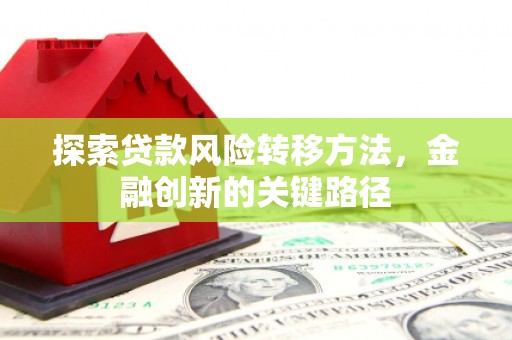 桐乡探索贷款风险转移方法，金融创新的关键路径