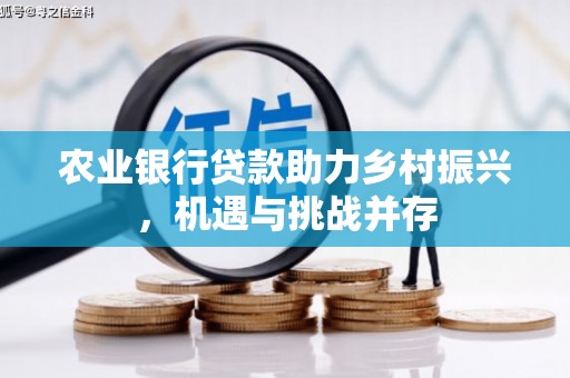 桐乡农业银行贷款助力乡村振兴，机遇与挑战并存