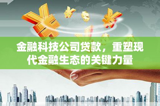 桐乡金融科技公司贷款，重塑现代金融生态的关键力量