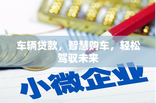 桐乡车辆贷款，智慧购车，轻松驾驭未来
