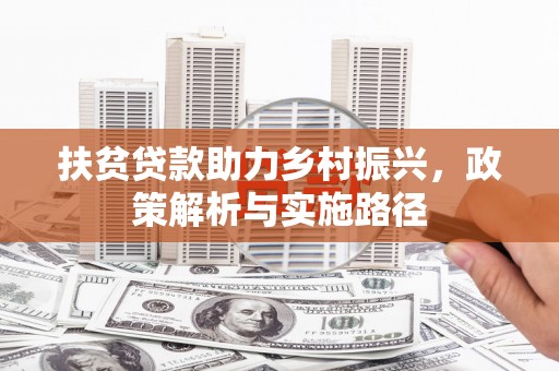 桐乡扶贫贷款助力乡村振兴，政策解析与实施路径